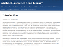 Tablet Screenshot of michaellsena.com